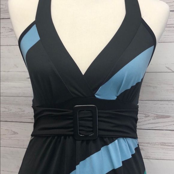 💛3 for $20💛 Color-block Halter Dress - Picture 4 of 6